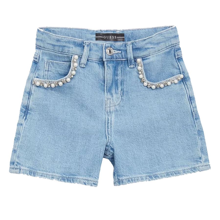 DENIM SHORTS WITH BEADS Guess Kids | J4GD34/D4MS0PACP